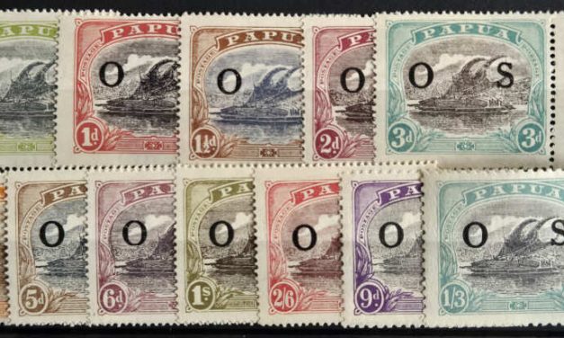 Papua #O1-O2 F/VF Mint 1931 Official Set (12)
