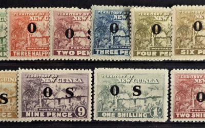 New Guinea #O1-O9 F/VF Mint 1925/29 Set (10)