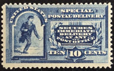 U.S.A. #E2 Fine Mint HR 1888 10c Special Delivery