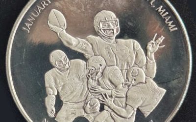 Super Bowl III Proof 60.17gm Silver Medal