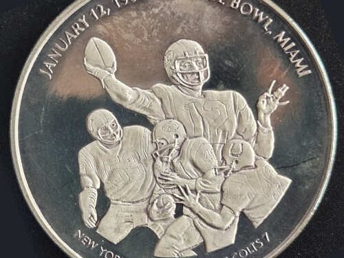 Super Bowl III Proof 60.17gm Silver Medal