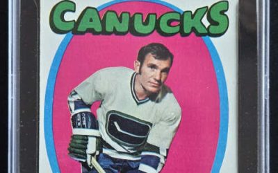 Andre Boudrias KSA 7.5NM+ 1971/72 Topps Canucks Card #12