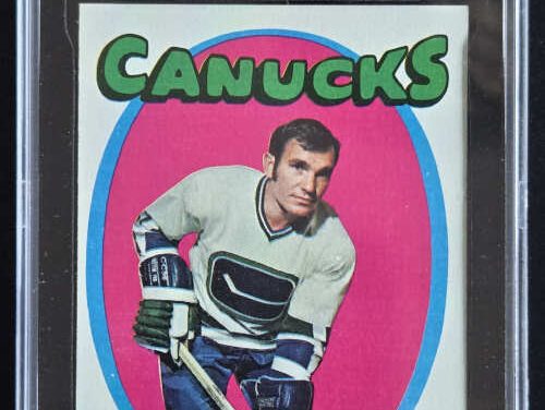 Andre Boudrias KSA 7.5NM+ 1971/72 Topps Canucks Card #12