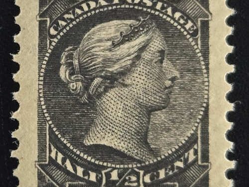 Canada #34 VFNH 1882 1/2c Small Queen