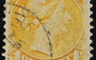 Canada #35viii Fine Used 1870 1c Strand of Hair Variety