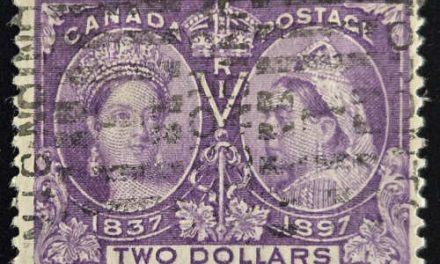 Canada #62 Fine roller Used 1897 $2 Jubilee
