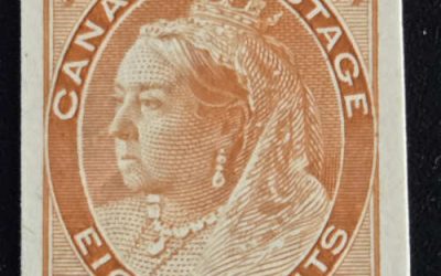 Canada #82P VF 1898 8c Orange Plate Proof