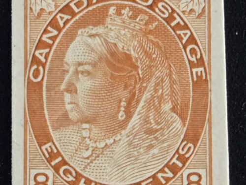 Canada #82P VF 1898 8c Orange Plate Proof