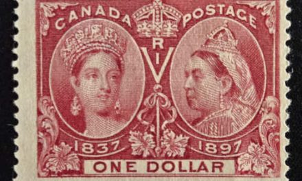 Canada #61 Fine+ Unused 1897 $1 Jubilee