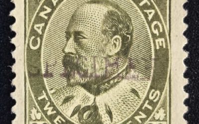 Canada #94ii Fine Unused 1904 20c Edward VII Specimen