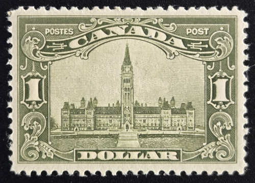 Canada #159 VF Mint 1929 $1 Parliament selected for centering
