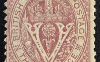 British Columbia #15 Fine Mint OG 1869 10c on 3d