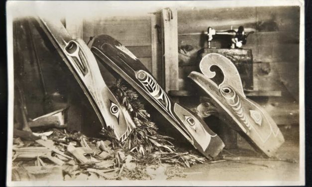 Dancing Masks, Nootka, V.I. Real Photo