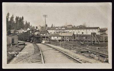 Mission Junction 22 Mar 1908 2c Barrowclough RPPC to France
