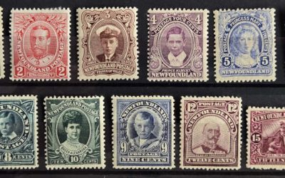 Newfoundland #104-114 F/VF Mint 1911 Royalty Set (11)
