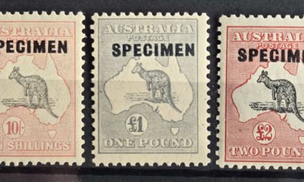 Australia #127S-129S Never Hinged 1932/35 Roo Specimen trio