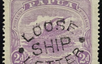 Papua #52 Loose Ship Letter Used 1911 2d
