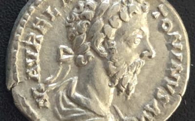 Marcus Aurelius AD 161-180 3.15gm Silver Denarius w/ Salus etc