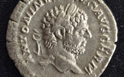 Caracalla AD 198-217 3.18gm Silver Denarius w/ Jupiter
