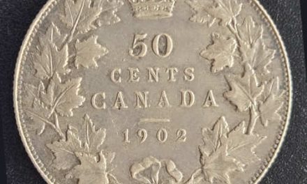 Canada EF45 1902 Edward VII Silver 50 Cents