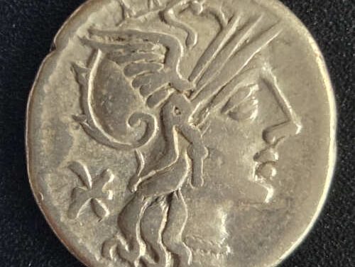 P. Maenius Antiaticus 132 BC Roman Republic 3.79gm AR Denarius