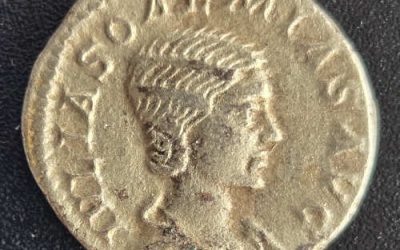 Julia Soaemias AD 220-222 3.13gm Silver Denarius w/ Venus Caelestis