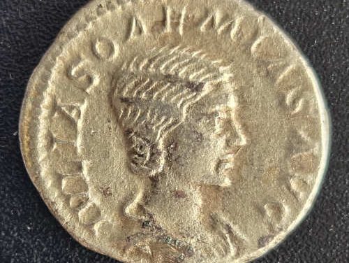Julia Soaemias AD 220-222 3.13gm Silver Denarius w/ Venus Caelestis