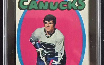 Dale Tallon KSA 7NM 1971/72 Topps Canucks Hockey Card #95
