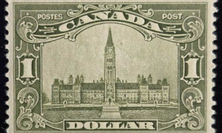 Canada #159 VF Mint 1929 $1 Parliament selected for centering