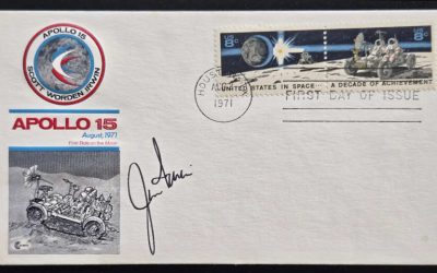 Jim Irwin signed 2 Aug 1976 16c Apollo 15 FDC (2)