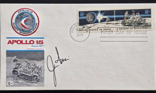 Jim Irwin signed 2 Aug 1976 16c Apollo 15 FDC (2)