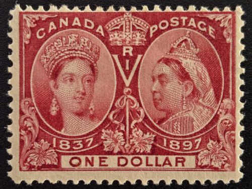 Canada #61 Fine Mint HR 1897 $1 Jubilee
