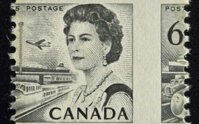 Canada #460 Never Hinged 6c Centennial Dramatic Misperf