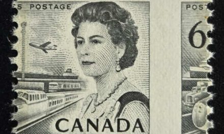 Canada #460 Never Hinged 6c Centennial Dramatic Misperf