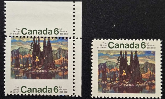 Canada #518 Never Hinged 1970 6c Dramatic Misperf