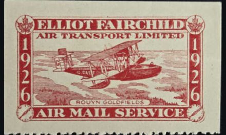 Elliot-Fairchild Air #CL10 VFNH 1926 25c w/ re-entry