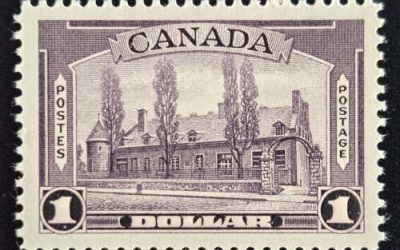 Canada #245i VFNH 1938 $1 Aniline ink Variety