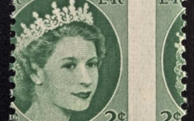 Canada #338 Never Hinged 1954 2c QEII Misperf