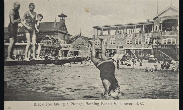 Joe Fortes Unu Thomson Stationery B&W Postcard