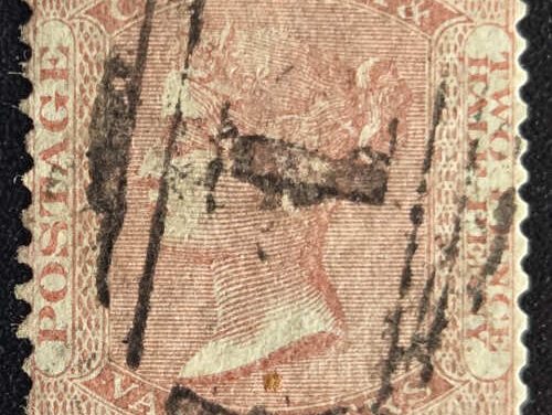 B.C. & V.I. #2 Fine SON black New West 1 Used 1860 2.5d