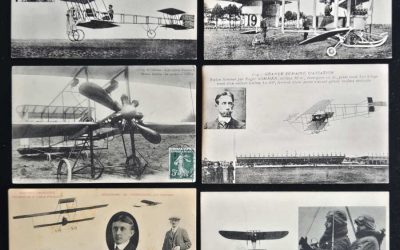 Aviation Unu and Used historic Postcards (6 diff)