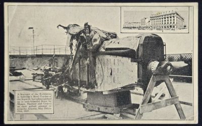 Hawker Flight Unu Salvaged Sopwith on Selfridge’s Roof Postcard