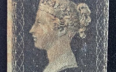 G.B. #1 VG Used 1840 1d Black Plate 1a