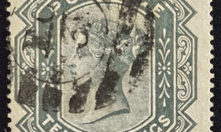 G.B. #74 Fine Used 1878 10/- QV Plate 1