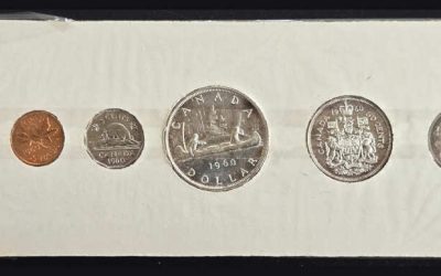 Canada BU 1960 6-coin Proof-like Set in original packaging