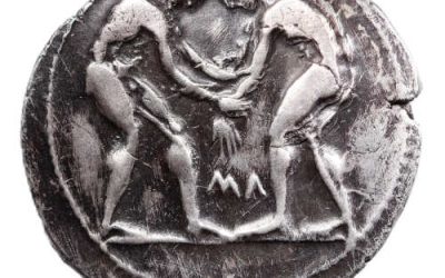 Pamphylia, Aspendos circa 380/325 BC 23mm 10.8gm Silver Stater