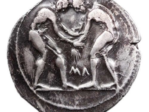 Pamphylia, Aspendos circa 380/325 BC 23mm 10.8gm Silver Stater