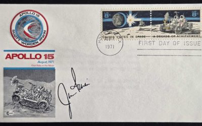 Apollo 15 2 Aug 1971 16c Jim Irwin signed FDC (2)