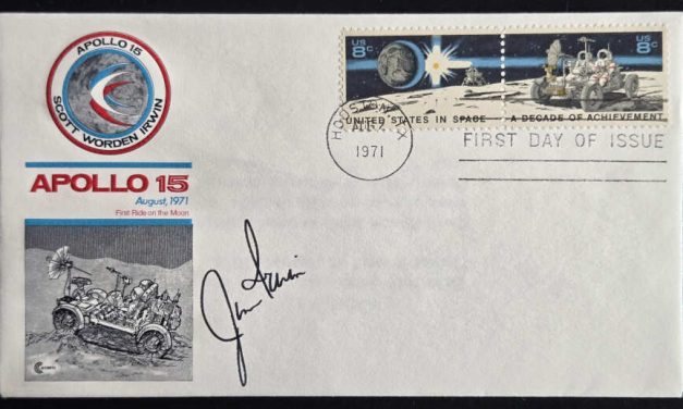 Apollo 15 2 Aug 1971 16c Jim Irwin signed FDC (2)