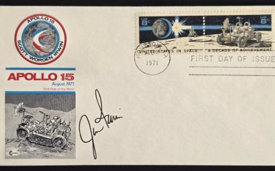 Apollo 15 2 Aug 1971 16c Jim Irwin signed FDC (2)
